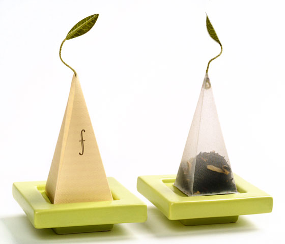 tea forte tea bags triangle