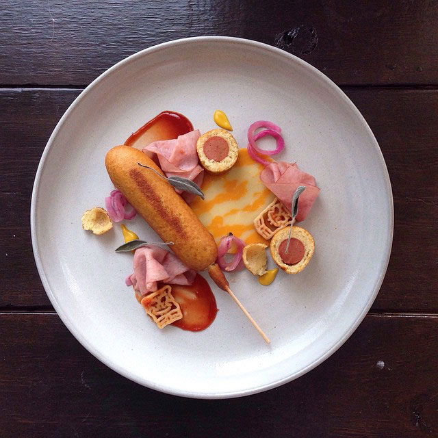 The art of plating junk food