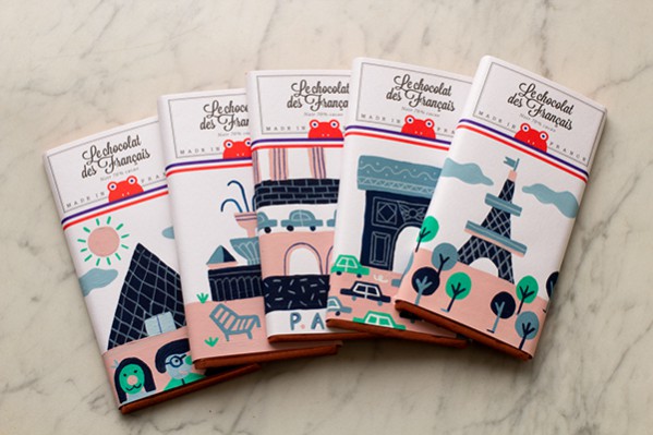 French Chocolate Packaging, le chocolat des francais