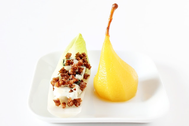 pickled pear blue cheese