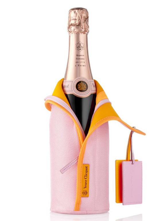 Preppy champagne bottle designs