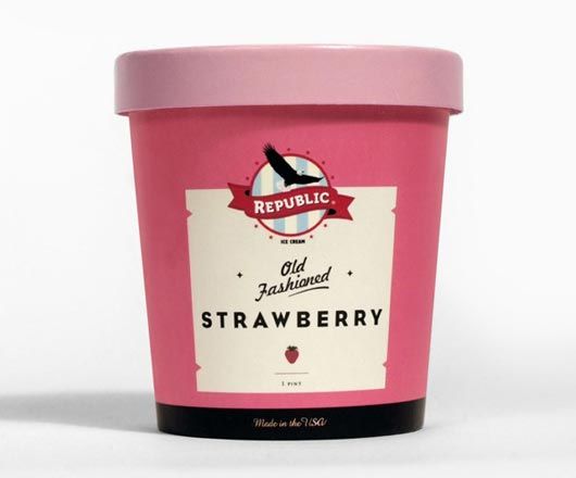 Republic ice cream packaging, 15 Ice Cream Packaging Designs