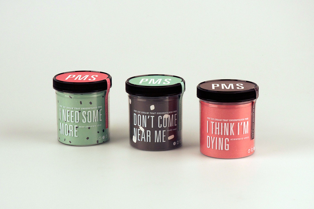 PMS ice cream, 15 Ice Cream Packaging Designs