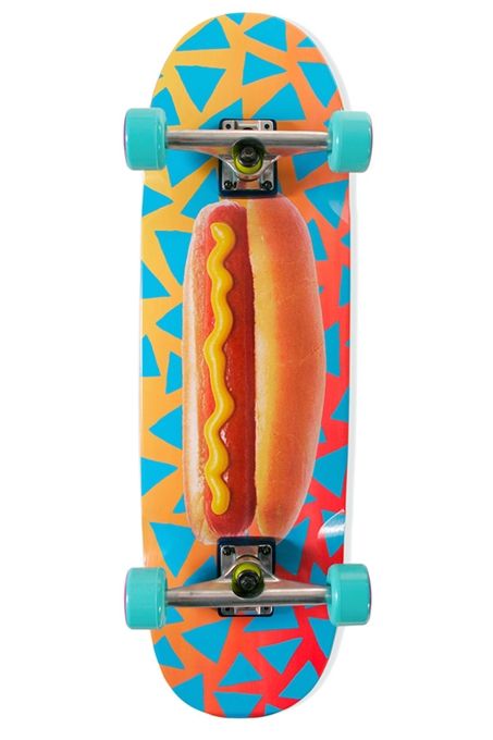 Food skateboard, Hot Dog skateboard graphics