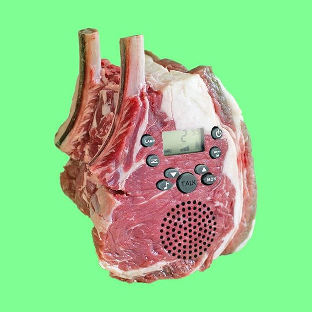 Meat art photography - Meat radio