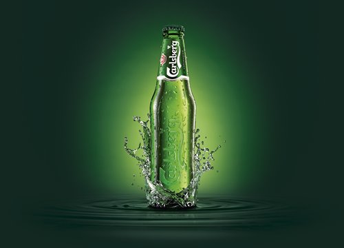 Carlsberg beer bottle