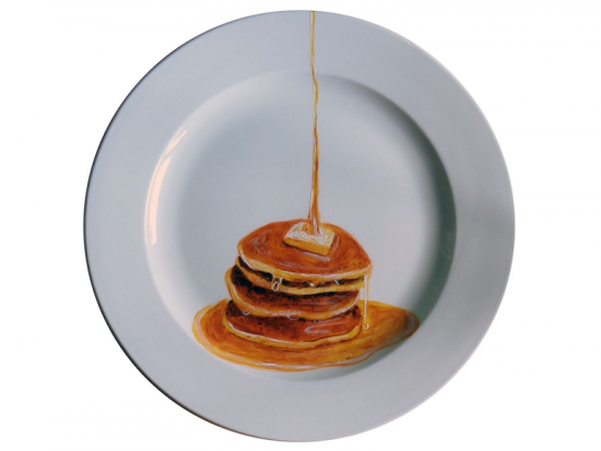 Hand Painted Plates of Food by Jacqueline Poirier