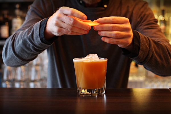 Try the Rumble - a great fall drink by our favorite bartender Peter Bellmyr at Grappa Restaurant in Varberg, Sweden