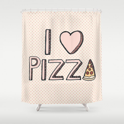 Pizza Shower Curtain