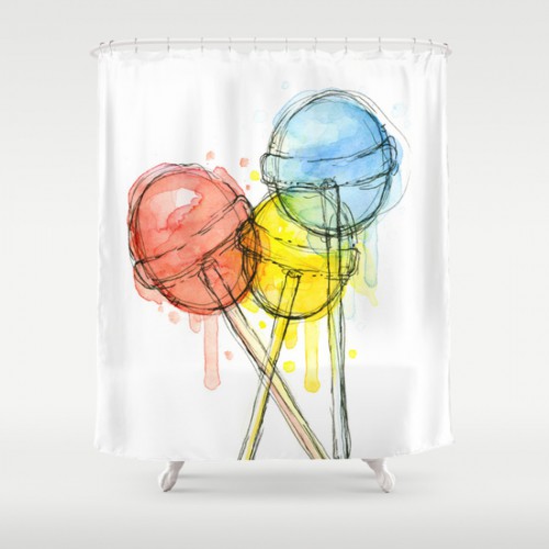 10 Food Shower Curtains, yes this really is a list of Food Shower Curtains, check it out at Ateriet.com