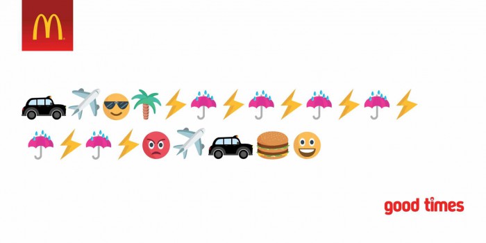 Clever Emoji Ads for McDonald’s by Leo Burnett, see them at Ateriet.com