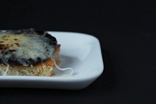 Portobello Mushroom Toast with Gruyere Cheese