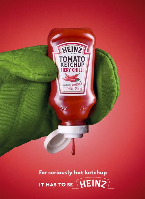 Creative Heinz Ketchup Ads - Check out these 20 great ones at Ateriet