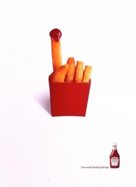 Creative Heinz Ketchup Ads - Check out these 20 great ones at Ateriet