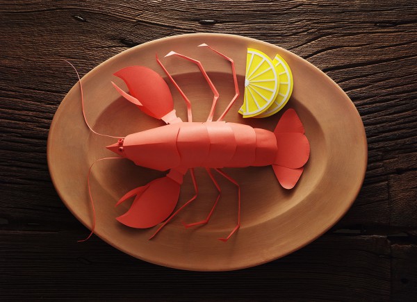 Beautiful Paper Seafood by Mauro Seresini, see them all at Ateriet