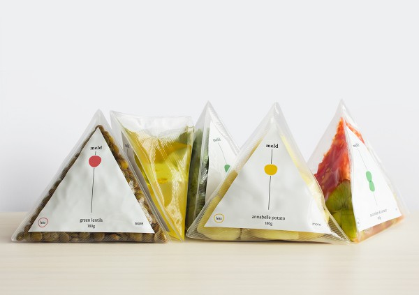 Triangular Food Packaging System Meld