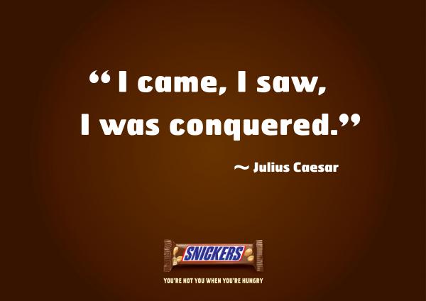 New Snickers Ads Imagines Snickers as other Snackbars