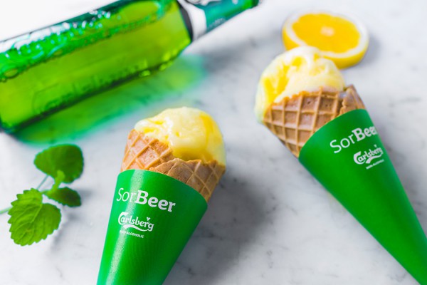 Beer Ice Cream - Carlsberg will sell Beer Ice Cream This Summer