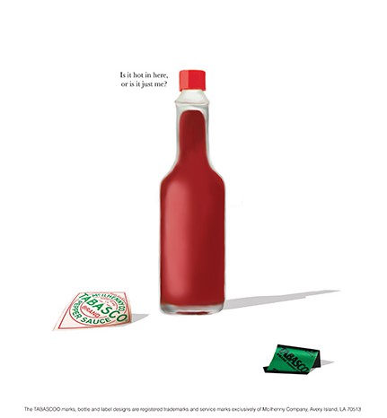30 Creative Tabasco Ads That Will Bring The Heat, see them all at Ateriet