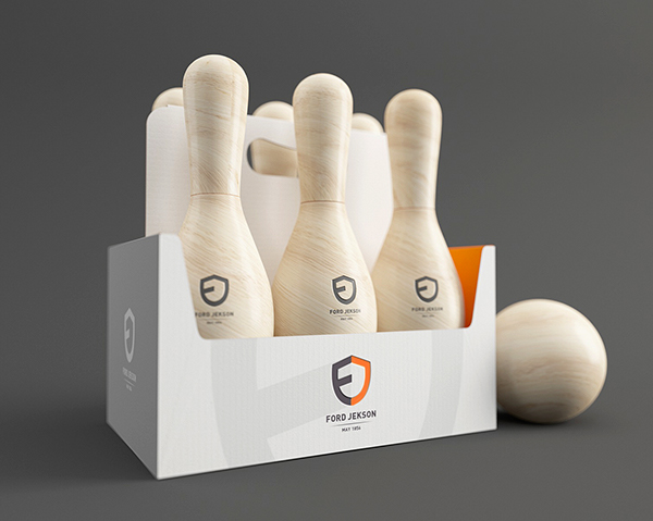 Wood bowling pins with beer, Wood Food Packaging - 10 Great Ideas