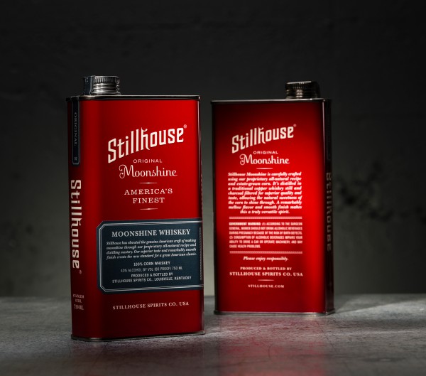 Stillhouse Moonshine Packaging is inspired by your garage