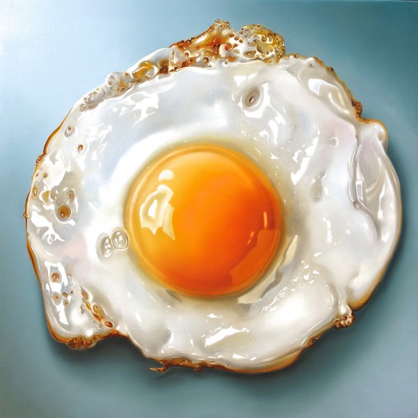 Photorealistic food paintings by Tjalf Sparnaay