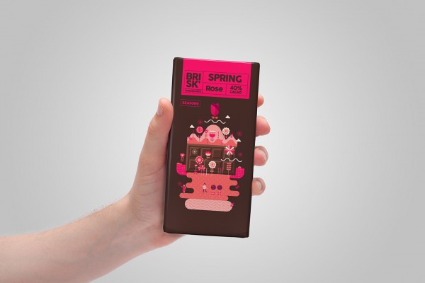 BRISK Chocolate Packaging is designed for all seasons