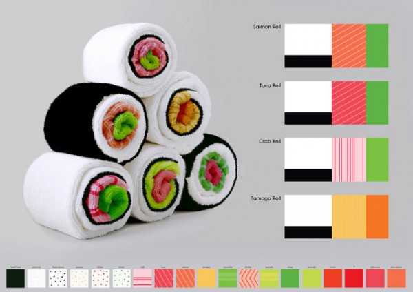 Sushi Towels You Didn't Know Existed - And some you can buy!