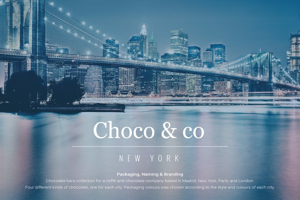 City Inspired Chocolate Packaging for Choco & Co