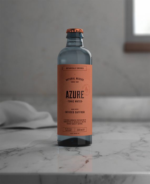 Azure Tonic Water Packaging Design
