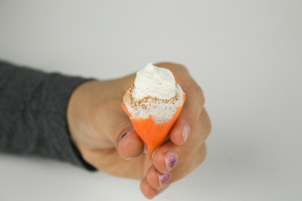 Mini Carrot Cake Ice Cream Cone - Check it out at Ateriet.com