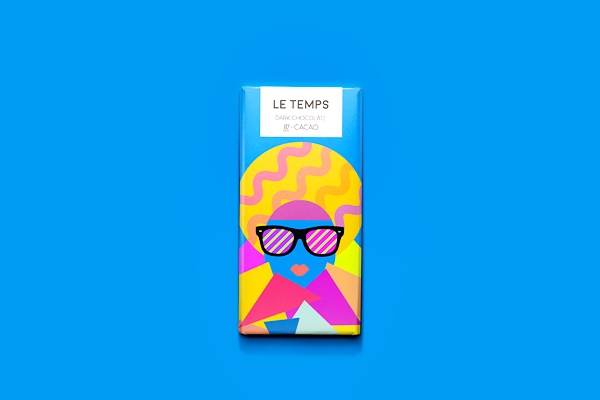 Le Temps Chocolate Packaging Lets The Cacao Content Influence The Design