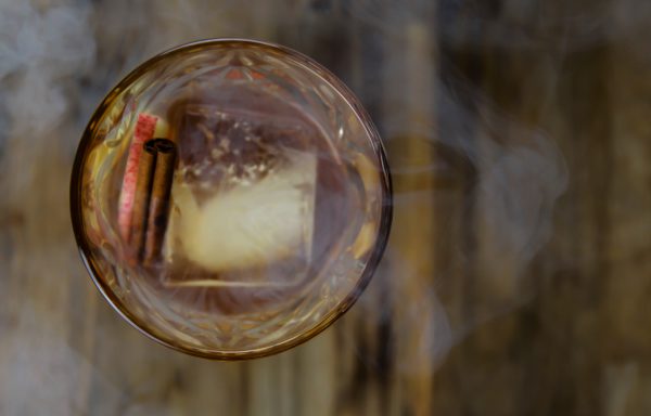 Smoked Old Fashioned With Apple And Cinnamon