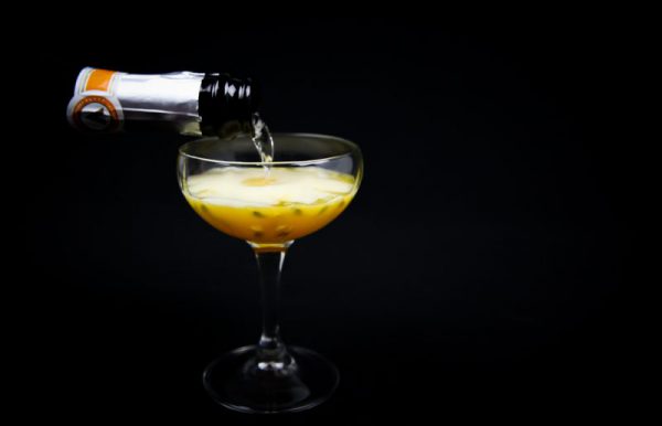 Try This Sweet Passion Fruit Champagne Cocktail