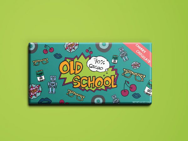 Fun Chocolate Packaging Design With 80’s Inspiration