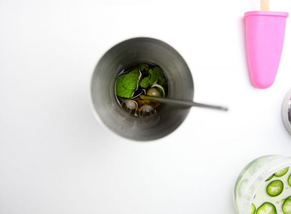 Jalapeno Mint Julep Ice Pop Cocktail