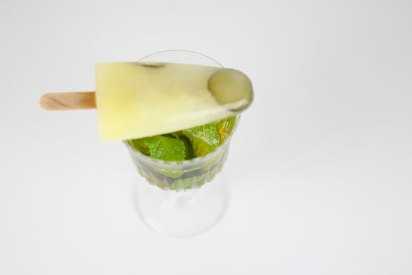 Jalapeno Mint Julep Ice Pop Cocktail