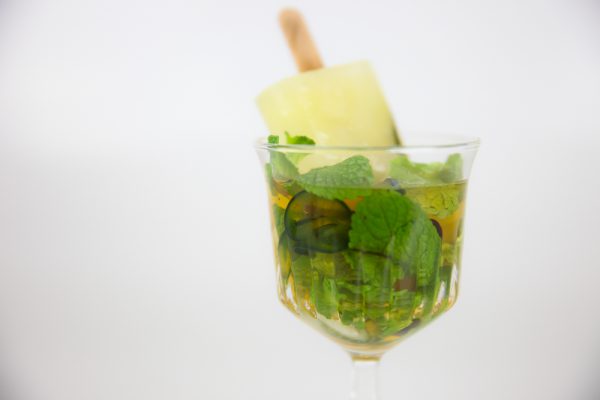 Jalapeno Mint Julep Ice Pop Cocktail