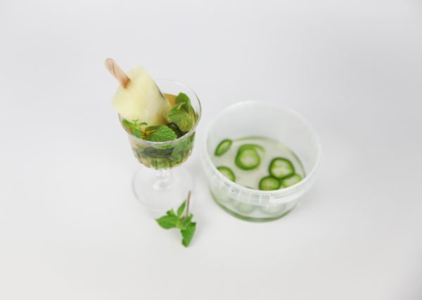 Jalapeno Mint Julep Ice Pop Cocktail