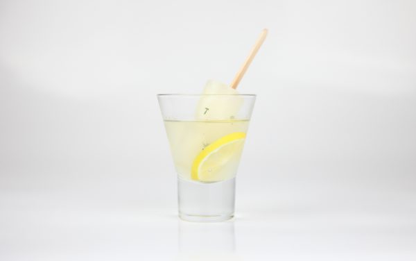 Lemon Vodka Ice Pop Cocktail with Thyme