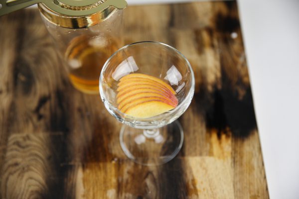 Peach Bourbon Ice Pop Cocktail