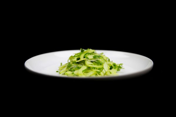 Cucumber Side Salad with Ginger, Chili and Cilantro