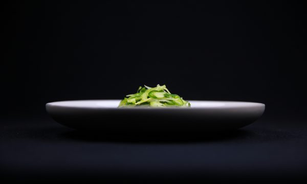 Cucumber Side Salad with Ginger, Chili and Cilantro