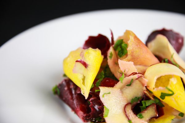 Carrot Apple Side Salad With Horseradish And Parsley