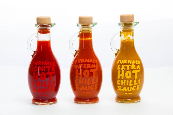 Gift Box Hot Sauce Packaging - Furnace Chilli Sauce