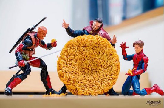 Superheroes Plays With Food In This Great Instagram Series