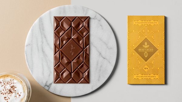 Elegant Chocolate Packaging Design for Beau Cacao from London