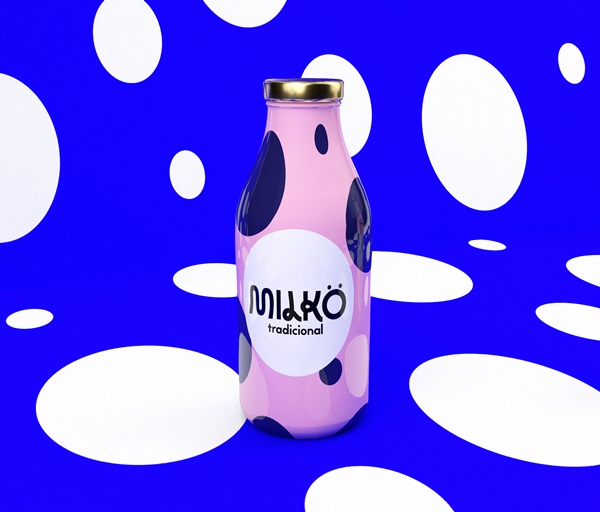 Take A Look At This Colorful Milk Packaging Design
