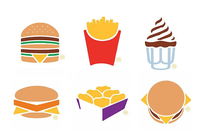McDonalds Posters In Great Emoji Style - AterietAteriet | Food Culture