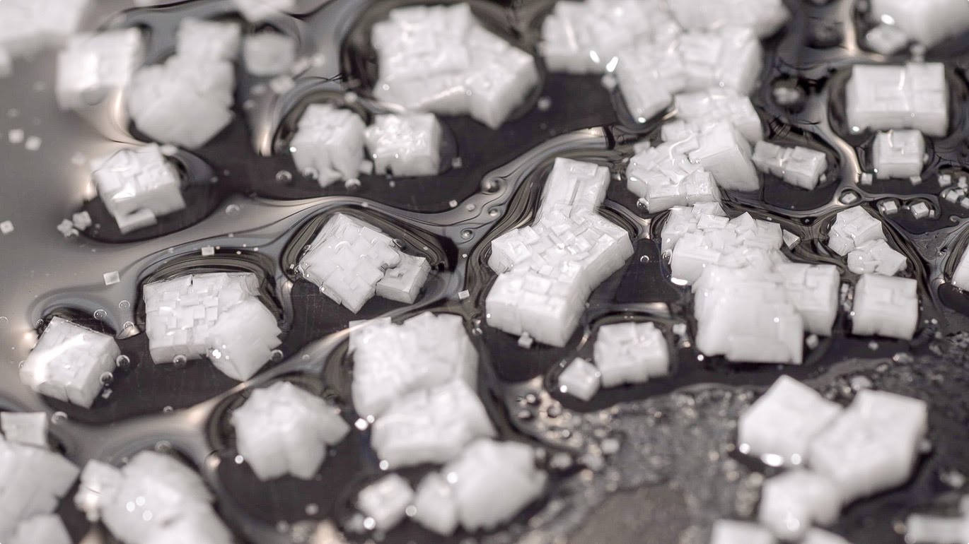appalachian salt crystals closeup